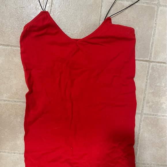 Free people red tank top - Picture 2 of 2